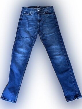 Hollister Men's Dark Blue Slim Straight Jeans 29x32